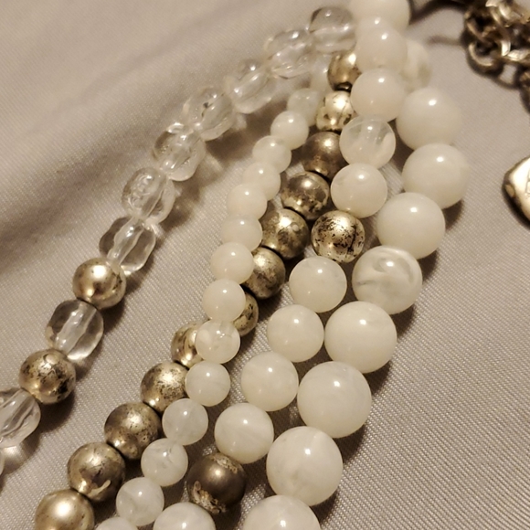 GIVENCHY Sterling silver 925,white faux pearls - Picture 5 of 6